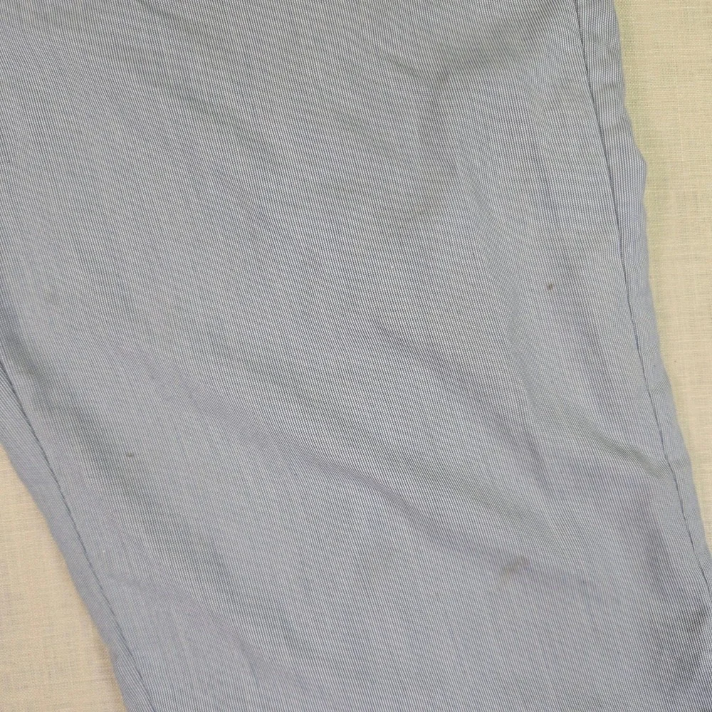 VTG Arnold Palmer Seersucker Pants Men 34 Blue White Striped Distressed Golf USA